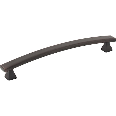 Elements 160 mm Center-to-Center Brushed Oil Rubbed Bronze Square Hadly Cabinet Pull 449-160DBAC